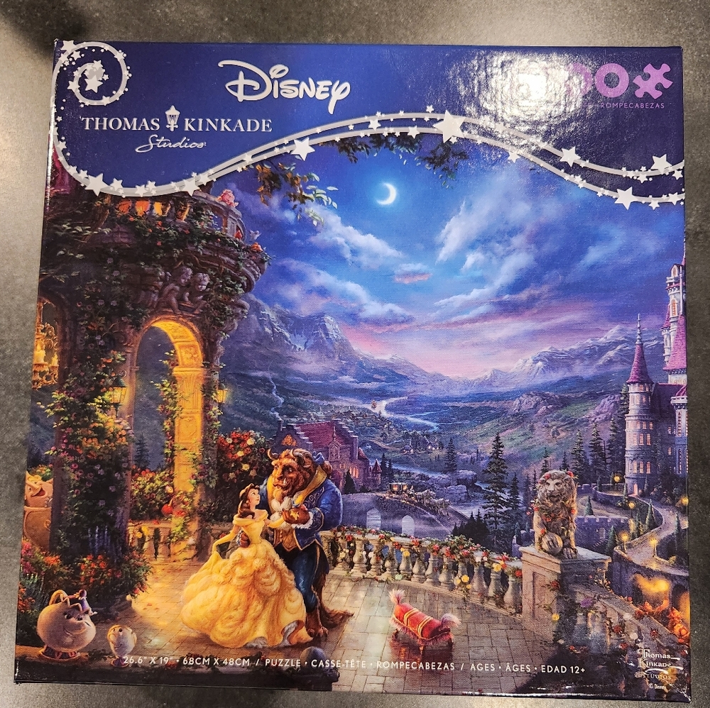 Ceaco Thomas Kinkade Beauty and the Beast 1000 Piece jigsaw Puzzle